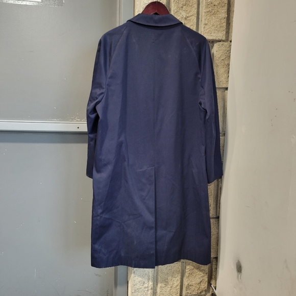 Vintage Croydon Overcoat mens jacket medium 42 navy blue - Picture 5 of 9